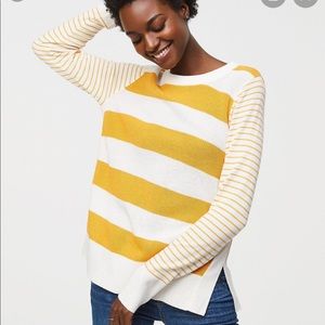 Loft Mixed Stripe Sweater